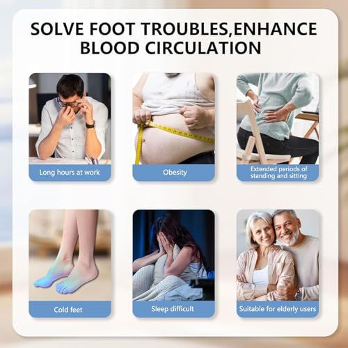 TsoLay Terahertz-Fußmassagegerät – elektrisches Physiotherapiegerät mit Fernbedienung & einstellbarer Intensität, ideal bei Durchblutung & Plantarfasziitis