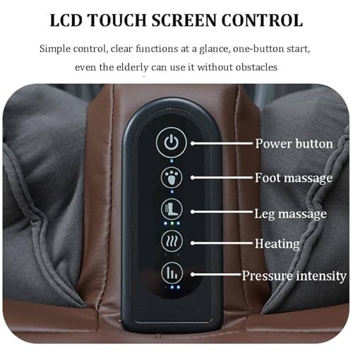 2-in-1 Shiatsu-Fußmassagegerät & Fußstütze – tiefenwirksame Knetmassage zur Schmerzlinderung in Beinen, Weiß, 42,9 x 48,2 x 45,9 cm