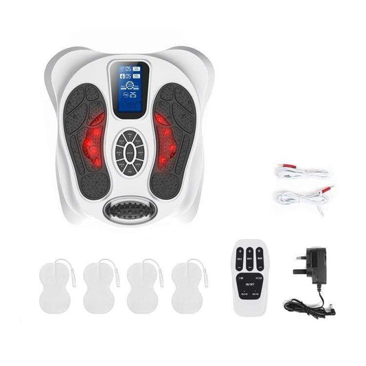 Wasd3Pods elektrisches Fußmassagegerät – TENS & EMS Muskelstimulation für Füße & Beine, fördert Durchblutung & Entspannung