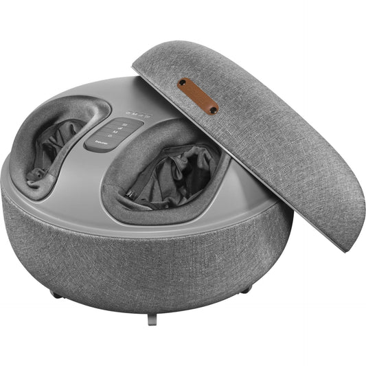 Beurer FM 120 2-in-1 Shiatsu Fußmassagegerät & Hocker – Luftkompressionsmassage mit Wärmefunktion & hochwertigem Textilbezug